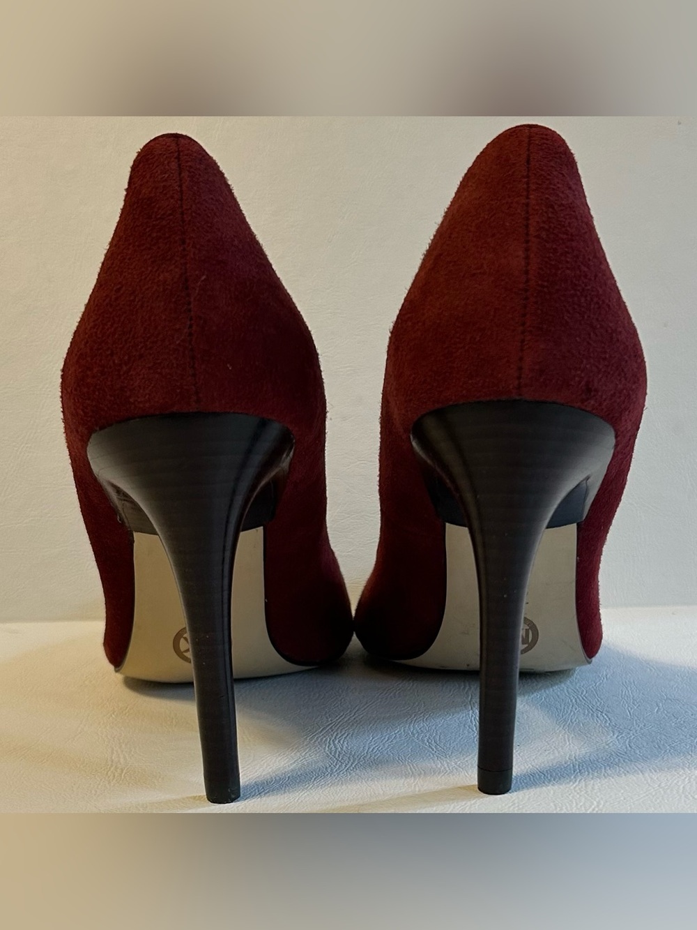 Michael Kors Burgundy Zip Heels - Picture 4 of 6